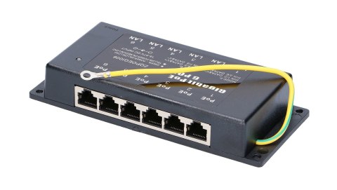 Extralink 6 Portowy | Gigabit PoE Injector | 6x 1000Mb/s RJ45 Extralink 6 Portowy | Gigabit PoE Injector | 6x 1000Mb/s RJ45