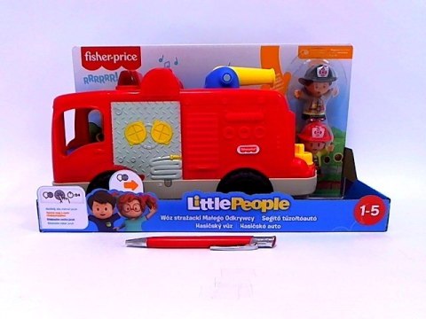 Fisher-Price Little People Wóz Strażacki Małego Odkrywcy GXR77 MATTEL Fisher-Price Little People Wóz Strażacki Małego Odkrywcy GXR77 MATTEL