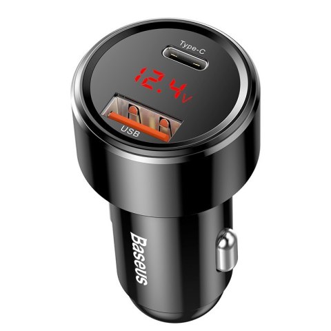 ŁADOWARKA SAMOCHODOWA Baseus Magic CCMLC20C-01 45W 5A 1x USB-A 1x USB-C QC 3.0 ŁADOWARKA SAMOCHODOWA Baseus Magic CCMLC20C-01 45W 5A 1x USB-A 1x USB-C QC 3.0