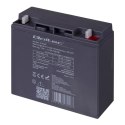 Qoltec Akumulator AGM | 12V | 17Ah | Bezobsługowy | Wydajny | LongLife | do UPS, skutera