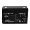 Qoltec Akumulator AGM | 6V | 12Ah | Bezobsługowy | Wydajny | LongLife | do UPS, wagi, kasy