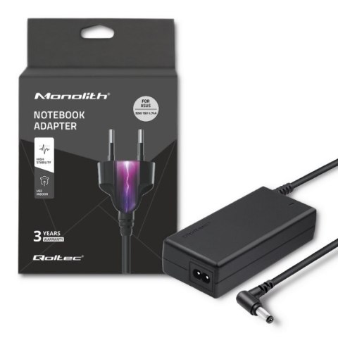 Qoltec Zasilacz do laptopa Acer 65W | 19V | 3.42A | 5.5*2.5 | +kabel zasilający Qoltec Zasilacz do laptopa Acer 65W | 19V | 3.42A | 5.5*2.5 | +kabel zasilający