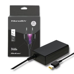 Qoltec Zasilacz do laptopa Lenovo 65W | 20V | 3.25A | Slim tip+pin| +kabel zasilający