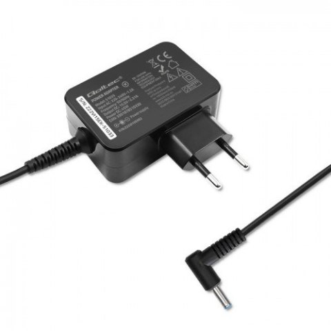 Qoltec Zasilacz do ultrabooka laptopa HP 45W | 19.5V | 2.31A | 4.5*3.0+pin Qoltec Zasilacz do ultrabooka laptopa HP 45W | 19.5V | 2.31A | 4.5*3.0+pin