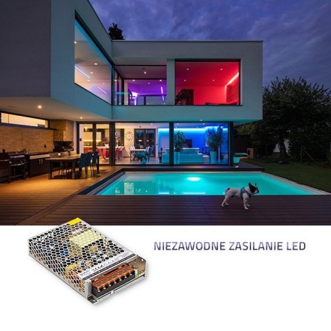 Qoltec Zasilacz impulsowy LED IP20 | 150W | 12V | 12.5A | Slim Qoltec Zasilacz impulsowy LED IP20 | 150W | 12V | 12.5A | Slim