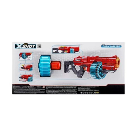 ZURU X-SHOT ExcelMaxHavoc wyrzutnia48s 36446 40367 ZURU X-SHOT ExcelMaxHavoc wyrzutnia48s 36446 40367