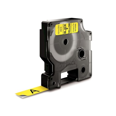 D1-TAPE 12MM X 7M/BLACK ON YELLOW D1-TAPE 12MM X 7M/BLACK ON YELLOW