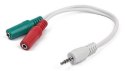 KABEL AUDIO 3.5MM 4-PIN TO 3.5MM S+MIC CCA-417W GEMBIRD