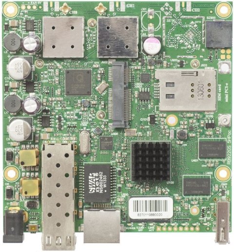 MikroTik RB922UAGS 5HPacD | Router WiFi | 5GHz, 1x RJ45 1000Mb/s, 1x SFP, 1x miniPCIe MikroTik RB922UAGS 5HPacD | Router WiFi | 5GHz, 1x RJ45 1000Mb/s, 1x SFP, 1x miniPCIe