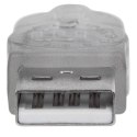 PRZEDŁUŻACZ USB 2.0 A-A M/F 3M SREBRNY
