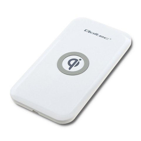 Qoltec Bezprzewodowa ładowarka indukcyjna | Qualcomm QuickCharge 3.0 10W | Biały Qoltec Bezprzewodowa ładowarka indukcyjna | Qualcomm QuickCharge 3.0 10W | Biały