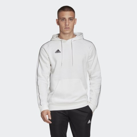 Bluza męska adidas Core 18 Hoody biała FS1895 Bluza męska adidas Core 18 Hoody biała FS1895