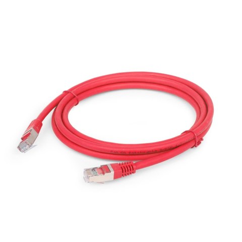 Kabel kat.6A SFTP LSZH Patch cord 3m (czerwony) Gembird Kabel kat.6A SFTP LSZH Patch cord 3m (czerwony) Gembird