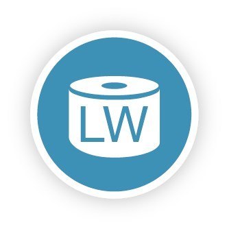 LW-LABELS 25X 25MM/WHITE 1X 750 PCS LW-LABELS 25X 25MM/WHITE 1X 750 PCS