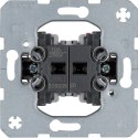 ONE PLATFORM MECHANIZM PRZYCISK ŻALUZJOWY 1-BIEGUNOWY 2X ZACISKI SPRĘŻYNOWE 10A 250V