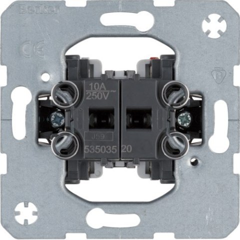 ONE PLATFORM MECHANIZM PRZYCISK ŻALUZJOWY 1-BIEGUNOWY 2X ZACISKI SPRĘŻYNOWE 10A 250V ONE PLATFORM MECHANIZM PRZYCISK ŻALUZJOWY 1-BIEGUNOWY 2X ZACISKI SPRĘŻYNOWE 10A 250V