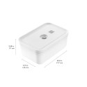 Plastikowy lunch box Zwilling Fresh & Save - 1.6 ltr, Biały