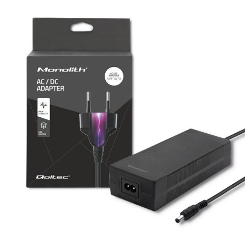 Qoltec Zasilacz desktopowy 120W | 24V | 5A | 5.5*2.5 | + kabel zasilajacy Qoltec Zasilacz desktopowy 120W | 24V | 5A | 5.5*2.5 | + kabel zasilajacy