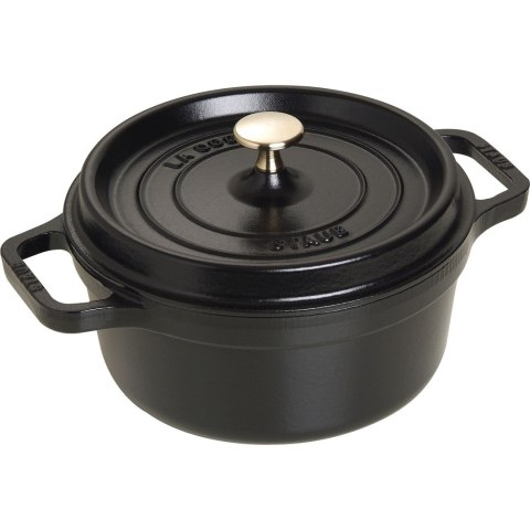 Garnek żeliwny okrągły Staub - Czarny, 2.6 ltr Garnek żeliwny okrągły Staub - Czarny, 2.6 ltr