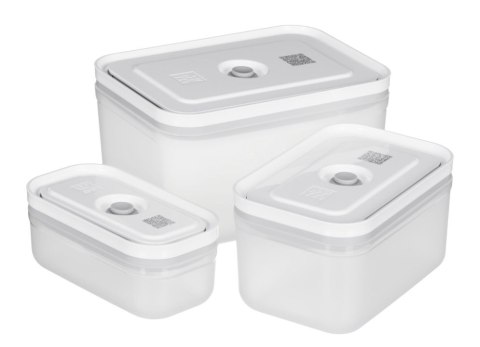 Zestaw 3 plastikowych pojemników prostokątnych Zwilling Fresh & Save Zestaw 3 plastikowych pojemników prostokątnych Zwilling Fresh & Save