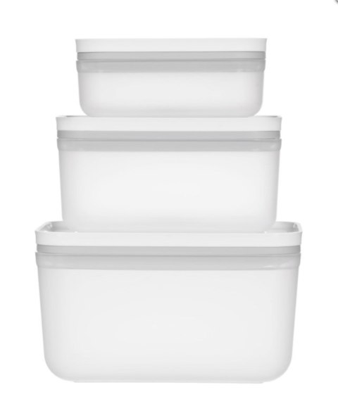 Zestaw 3 plastikowych pojemników prostokątnych Zwilling Fresh & Save Zestaw 3 plastikowych pojemników prostokątnych Zwilling Fresh & Save