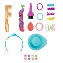Barbie Głowa do stylizacji Neonowa tęcza Kręcone włosy HMD79 MATTEL