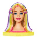 Barbie Głowa do stylizacji Neonowa tęcza blond włosy HMD78 MATTEL p1