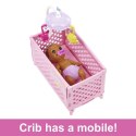 Barbie Opiekunka Usypianie maluszka + Lalka i bobas HJY34 MATTEL