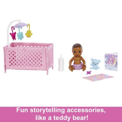 Barbie Opiekunka Usypianie maluszka + Lalka i bobas HJY34 MATTEL Barbie Opiekunka Usypianie maluszka + Lalka i bobas HJY34 MATTEL