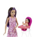 PROMO Barbie Lalka Skipper Miniurodziny krzesełko GRP40 MATTEL