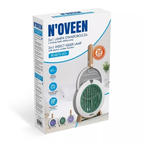 Lampa owadobójcza z funkcją łapki elektrycznej NOVEEN IKN870 LED Lampa owadobójcza z funkcją łapki elektrycznej NOVEEN IKN870 LED
