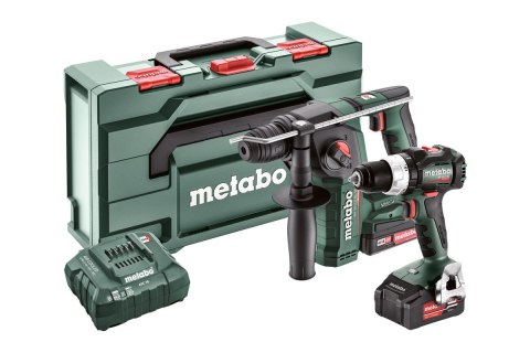 METABO.ZESTAW COMBO 18V 2.5.2 (BS 18 LT BL + BH 18 LTX BL) 2,0+4,0Ah +METABOX METABO.ZESTAW COMBO 18V 2.5.2 (BS 18 LT BL + BH 18 LTX BL) 2,0+4,0Ah +METABOX
