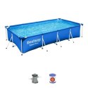 PROMO Basen stalażowy Steel Pro 400x211x81cm 56424 BESTWAY