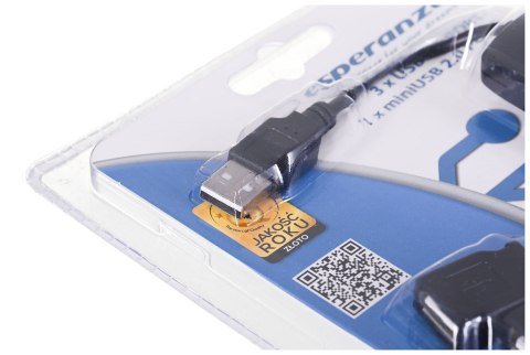 Hub Esperanza EA114 (4x USB 2.0; kolor czarny) Hub Esperanza EA114 (4x USB 2.0; kolor czarny)