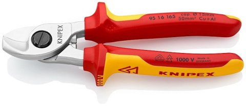 KNIPEX NOŻYCE DO CIĘCIA KABLI 165mm KNIPEX NOŻYCE DO CIĘCIA KABLI 165mm