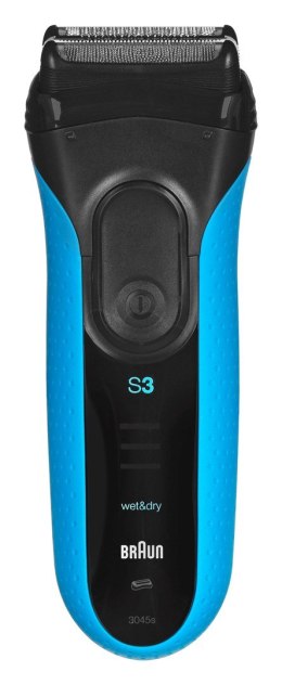 Braun Series 3-3045s w&d, Foil shaver, Black, Blue, LED, Battery, Nickel-Metal Hydride (NiMH), 45 min