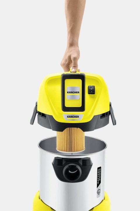 Kärcher 1.629-951.0, Dry, Black, Yellow, 17 L, 2 m, 3.5 cm, 4 wheel(s) Kärcher 1.629-951.0, Dry, Black, Yellow, 17 L, 2 m, 3.5 cm, 4 wheel(s)