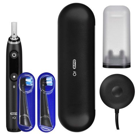 Braun 408482, Adult, Vibrating toothbrush, Daily care, Black, Round, OLED Braun 408482, Adult, Vibrating toothbrush, Daily care, Black, Round, OLED