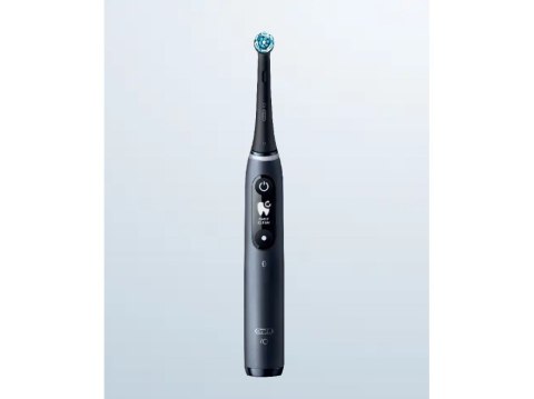 Braun 408482, Adult, Vibrating toothbrush, Daily care, Black, Round, OLED Braun 408482, Adult, Vibrating toothbrush, Daily care, Black, Round, OLED