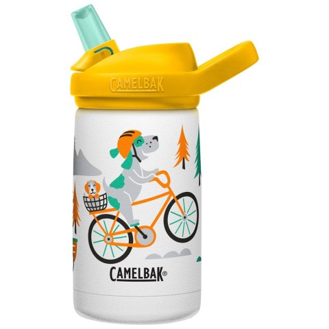 Butelka termiczna dla dzieci CamelBak eddy+ Kids SST Vacuum Insulated 350ml, Biking Dogs Butelka termiczna dla dzieci CamelBak eddy+ Kids SST Vacuum Insulated 350ml, Biking Dogs