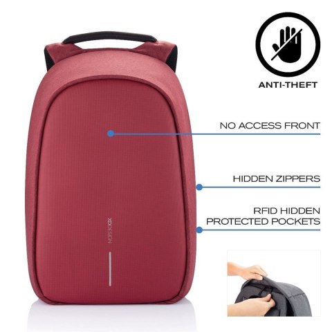 XD DESIGN PLECAK ANTYKRADZIEŻOWY BOBBY HERO SMALL CZERWONY P/N: P705.704 XD DESIGN PLECAK ANTYKRADZIEŻOWY BOBBY HERO SMALL CZERWONY P/N: P705.704