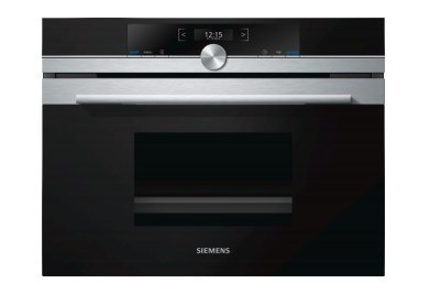 Siemens iQ700 CD634GAS0, Small, 38 L, Black, Stainless steel, Buttons, Rotary, Touch, Front, 1.5 m