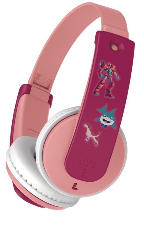 Słuchawki JVC HAKD10WPE (dla dzieci, nauszne, bluetooth, pink/purple) Słuchawki JVC HAKD10WPE (dla dzieci, nauszne, bluetooth, pink/purple)