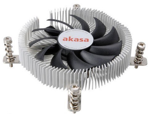 Akasa AK-CC7129BP01 Low Profile Chłodzenie procesora - 74mm Akasa AK-CC7129BP01 Low Profile Chłodzenie procesora - 74mm