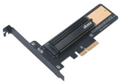 Akasa M.2 X4 PCI-E 3.0 Adapter Card - Czarna PCB Akasa M.2 X4 PCI-E 3.0 Adapter Card - Czarna PCB