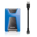 Dysk zewnętrzny HDD ADATA HD650 (1TB; 2.5"; USB 3.2; niebieski) (WYPRZEDAŻ)