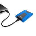 Dysk zewnętrzny HDD ADATA HD650 (1TB; 2.5"; USB 3.2; niebieski) (WYPRZEDAŻ)