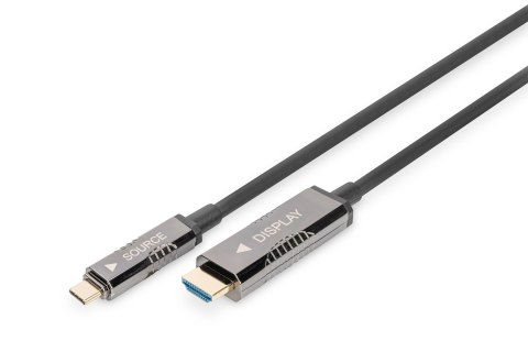 Kabel adapter hybrydowy AOC USB Typ C na HDMI 4K 60Hz 20m Kabel adapter hybrydowy AOC USB Typ C na HDMI 4K 60Hz 20m