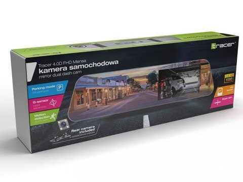 Kamera samochodowa TRACER 4.0D FHD MENSA (G-sensor, parking, motion, rear) Kamera samochodowa TRACER 4.0D FHD MENSA (G-sensor, parking, motion, rear)