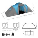 Namiot kempingowy NILS CAMP Highland NC6031 6 osobowy niebiesko-szary